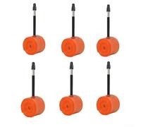 Tubo interior para bicicletas de carretera 700C ultraligero para TPU, se adapta a neumáticos de 23C a 32C, pesa solo 35 g, cuenta con válvula reforzada para una larga durabilidad (6 piezas FV65)