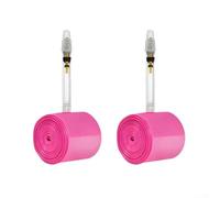 Tubo interior ultraligero de TPU de 28 g para ruedas de bicicleta de carretera de 700 C, se adapta a neumáticos de 23 C a 32 C, incluye adaptador de válvula AV, cuenta con resistencia a la presión y