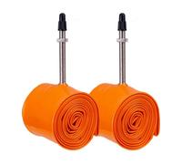Tubo interior ultraligero de TPU para bicicleta de 700 C x 32-40 C, neumático de bicicleta de carretera de 60 g con válvula de metal para ciclismo de grava, naranja