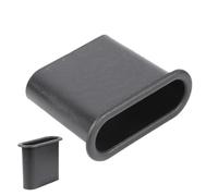 Tubo inversor de altavoz, conector de puerto Bass Reflex, tubo de altavoz Woofer, ventilación de reflejo de graves ABS, mejora la claridad del sonido y el flujo de aire, perfecto para proyectos de