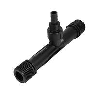 Tubo Inyector de Fertilizante, Haofy 1/2" 3/4" 1" de Pulgada Venturi Fertilizante Inyector, Herramienta de Riego de Jardín, Dispositivo de Irrigación de Plástico, Herramienta de Agricultura, G1"