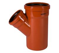 Tubo KG DN 160/110 45° de PVC-U para Saneamiento Eficaz