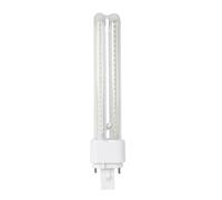 Tubo LED 2U 15W, bajo consumo, larga duración, luz blanca fría, ideal para iluminación general y eficiente en espacios comerciales.