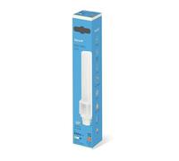 Tubo LED BIAX 2PIN, 820 LM, 8,5W G24D, Ahorro Energético 55%, Luz 4000K Neutra, Óptica 360° y Fácil Instalación