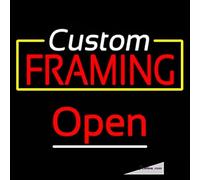 Tubo LED de neón con borde amarillo, hecho a mano, letrero de neón para decoración de pared, PVC, 14 x 17 pulgadas