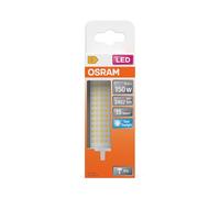OSRAM Lámpara LED LED Line con casquillo retrofit R7s, 19 W / 2452 lm, luz blanca fría y clara con 6500 K, no regulable. IP20, vidrio sin plomo, 28 mm de diámetro, EEK E.