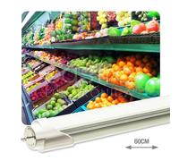 Tubo LED Opalino 60cm 220V 9W Verde (para Verduras) 850Lm