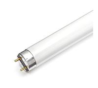 Tubo LED OSRAM T8 18W 590mm 3000K, iluminación eficiente y cálida, ideal para espacios que requieren una luz suave. Perfecto para oficinas y hogares que buscan confort lumínico.