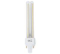 Tubo LED PLC 2U 12W 4000K, bajo consumo, larga vida útil, ideal para iluminación general y ambientes laborales.