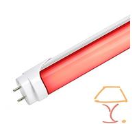 Tubo LED T8 18W 1.500Lm 120Cm Difusor Opal - Rosa 40.000H [HO-T8-1200-18W-R-O] | Greenice