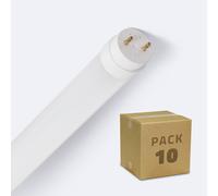 LEDKIA Tubo LED T8 G13 150 cm Cristal Conexión un Lateral 22W 120lm/W (Pack