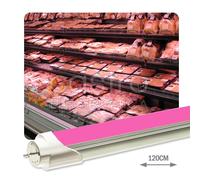 Tubo LED T8 Opal 120 metros 220V 18W Rosa (para Carnicerías) 1800Lm