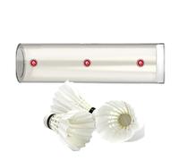 Tubo magnético de bádminton, tubo para pelotas de bádminton, tubo de almacenamiento magnético para balones de bádminton, apto para principiantes, para parques, gimnasios, patios y bádminton