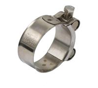 Tubo Medio De Escape 26-63 Mm Silenciador Tipo Slip-on Abrazadera Tipo Banjo para Escape De Motocicleta Abrazaderas para Manguera Clip Sección Intermedia del Escape(48-51mm)