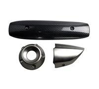 Tubo Medio De Escape De Motocicleta para Yamaha para T-MAX 500 para TMAX 500 2001 2002 2003 2004 2005 Tubo De Escape De Motocicleta Protector Calor Cubierta Silenciador (Color : 1 UK)