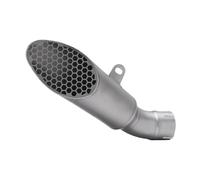 Tubo medio de escape de motocicleta Silenciador de panal aleación titanio modificado para escape motocicleta, interfaz Original tubería para RSV4 2015-2024(Type A)