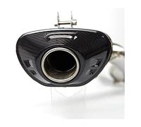 Tubo Medio De Escape para CBR1000RR 2004-2007 para CBR600RR F5 2003-2015 Tubo De Escape De Motocicleta Tubo De Enlace Intermedio Silenciador De Fibra De Carbono(For Cbr600 2005-2015 B)