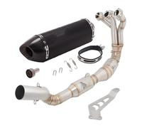 Tubo Medio De Escape para Y&amaha MT09 FZ09 2021 2022 Sistema Completo De Escape De Motocicleta Silenciador De Fibra De Carbono Modificado con Tubo De Enlace Catalizador(7)