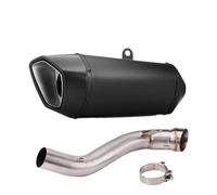 Tubo Medio Escape Compatible Con CBR650R 2019 2020 Silenciador De Motocicleta Tubo Para Escape Modificación Para Escape De Motocicleta Silenciador De Tubo Intermedio(Type C)