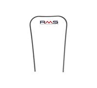 Tubo Monocro/Escudo Protector De Cantos Rms - Plástico Plateado - para Vespa Px80-200/Pe/Lusso/T5 Classic