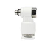 Tubo neumático, tapones rápidos, junta de codo, Ph8-02, rosca externa, giratorio, tipo L, 6/12-01/3/4, línea de aire, 2 uds.(WhitePH8-01)