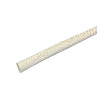Tubo Organizador de Cables, 10 Metros, Funda protección térmica Fibra Vidrio, Trenzada Aislante, Resistente a Altas temperaturas 600 °C(White,18mm)
