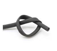 Tubo Organizador de Cables, 10 Metros, Funda protección térmica Fibra Vidrio, Trenzada Aislante, Resistente a Altas temperaturas 600 °C(Black,8mm)