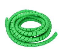 Tubo organizador de cables, Manguito protector de tubería plástico 5 metros, resistente al desgaste, tubo espiral(Green,40mm inside diameter)