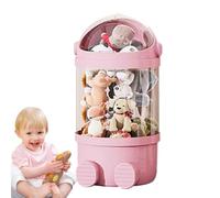 Tubo Organizador Para Peluches Torre Transparente Organizador De