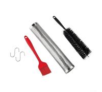 Tubo para ahumar de 12 pulgadas de acero inoxidable para barbacoa de 12 | Acero inoxidable, 12 pulgadas de longitud, distribución uniforme del humo, compatible con tipos de barbacoa