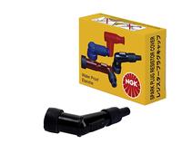 TUBO PARA BUJÍAS NGK (N.º 8082) TUBO ANGULAR DE EBONITA (120) COLOR NEGRO