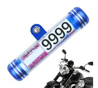 Tubo para documentos de motocicleta,Tubo de registro de motocicleta | Tubo de disco de impuestos seguro para motocicleta - Marco cilíndrico seguro del soporte del disco de impuestos impermeable para e