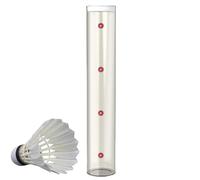 Tubo para pelotas de bádminton, tubo magnético para volantes de bádminton, organizador de volantes para interiores y exteriores para patio, clases de educación física, parques, gimnasio