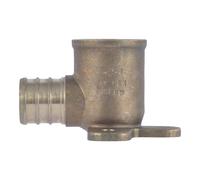 Tubo PEX SharkBite de 3/4"" x 1/2"" FNPT, codo de oreja de ca da de 90 grados, accesorio de plomer a de lat n, tuber a PEX PE-RT UC342LFA