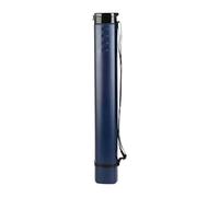 Tubo Porta Planos Tubo Telescópico Almacenaje Estuche Expandible Correa Ajustable Material Impermeable Adecuado para Estudiantes, Azul Profundo, Individual