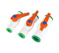 Tubo PPR de 20/25/32mm, adaptador acoplador de válvula de bola sin enchufe for soldar, conectores de riego for jardín, acuario, pecera, unión(20mm Valve)