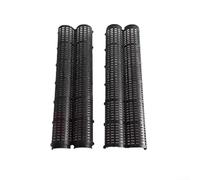 Tubo protector de tronco de árbol hecho de material de PVC grueso para defensa de raíces con flujo de aire y permeación de agua para una salud óptima del suelo (2 tubos de PVC)