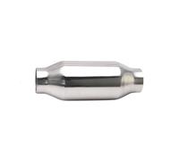 Tubo Punta Convertidor Catalítico De Alto Flujo - Sustrato Metálico De 200 Celdas/cpsi - Entrada/salida De 2,25"/3" - Cumple Con Euro 3/Euro 5 Tubo Escape Silenciador(63mm-Euro 3)