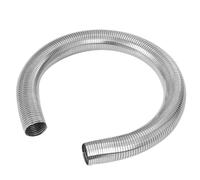 Tubo Punta Escape Coche Tubo De Escape Flexible 250mm Manguera Ventilación Universal Tubo Reparación Rápida Tubos Humo Acero Inoxidable Tubo De Ventilación De Escape Punta Escape Coche(38-42MM)