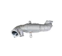 Tubo Punta Para Alfa Para Romeo Para Giulia 200P/280P 2.0T 2017+ Bajante De Escape Tubo Escape Silenciador(Catted with shield)