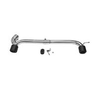 Tubo Punta Punta De Escape Doble Para F30 F31 320i 318i, Silenciador Tubo Coche Con Apariencia Deportiva, Boquilla Acero Inoxidable 304 Tubo Escape Silenciador(Carbon Fiber B H)