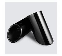 Tubo Punta Silenciador Escape 1 Par Cubiertas Silenciador Escape Acero Inoxidable Para VW Para JETTA 2009 2010 2011 2012 2013 2014 2015 2016 2017 2018(Black)