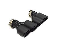 Tubo Punta Silenciador Escape Punta De Escape De Fibra De Carbono Para 52.5i Para 528i Para 530i Para G30 Para G31 2018+(Carbon Fiber C)