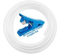 Tubo PVC, CESFONJER 4M Tubo Flexible Transparente Grueso, Tubería de Agua Flexible anticongelante con 1 cortador de tubos (8 mm de diámetro interno x 12 mm de diámetro externo)