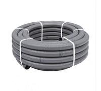 TUBO PVC FLEXIBLE 50MM. 25M. EVACUACION GRIS 1153