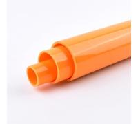 Tubo PVC Naranja 20-50mm Diámetro, Longitud 50cm, Agricultura, Jardín, Riego, Acuario, Tanque Agua, Tubo Plomería, 2 Uds(Outside diameter 50mm)