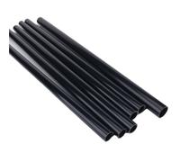 Tubo pvc Tubería de PVC negra 50cm largo, tubería agua for riego jardín, accesorios for tubos del tanque, entrada/salida for acuario(Outer diameter 32mm)