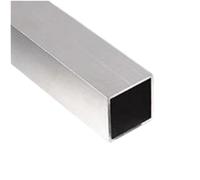 tubo rectangular de aluminio, 6063 tamaños múltiples cuadrados rectangulares de la longitud del tubo 100m m aleación aluminio(20x20x3mm)