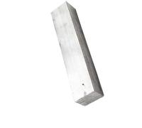 tubo rectangular de aluminio Barra plana de aluminio 1 pieza, placa excelente durabilidad for construir modelos, tablero metal 200 mm y 500(200 * 20 * 60MM)