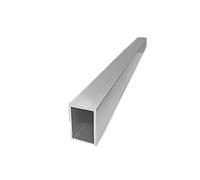 tubo rectangular de aluminio, Tamaños múltiples de plata del tubo cuadrado la aleación aluminio 6063(250X20X40X2MM)
